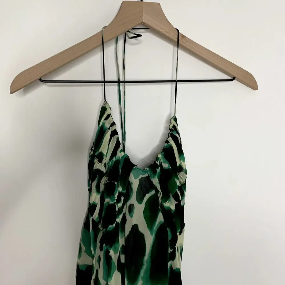 Rat & Boa Vivi Maxi Dress Womens Green New Large - Picture 6 of 16